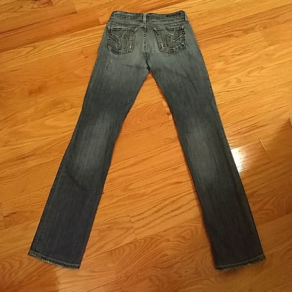 Distressed Citizens of Humanity Blue Jeans - Picture 5 of 7